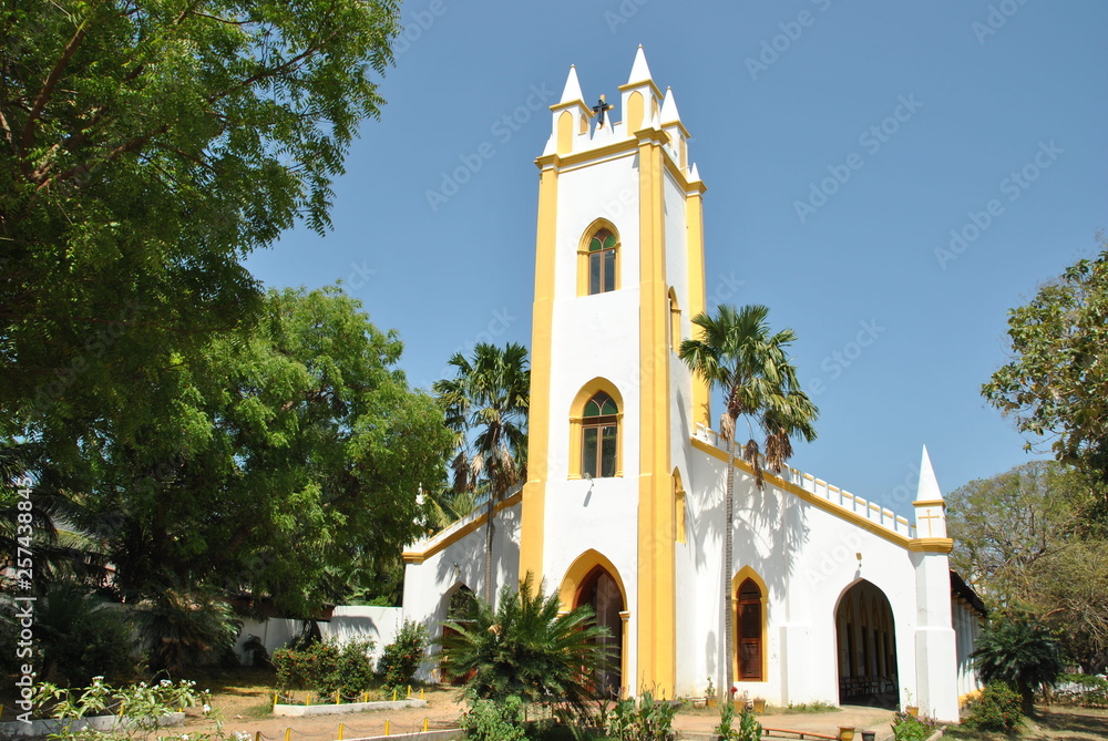 Saint James churchin Jaffna in Sri Lanka