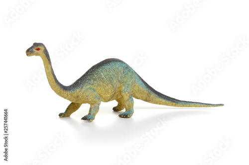 Fototapeta Naklejka Na Ścianę i Meble -  Plastic dinosaur toy