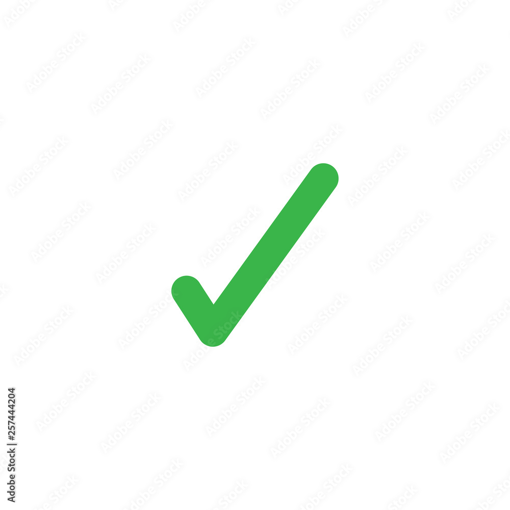 Tick icon graphic design template vector Tick icon graphic design template vector