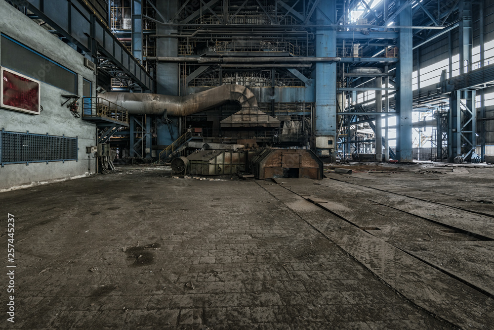 abandoned old industrial steel factory abandoned old industrial steel factory