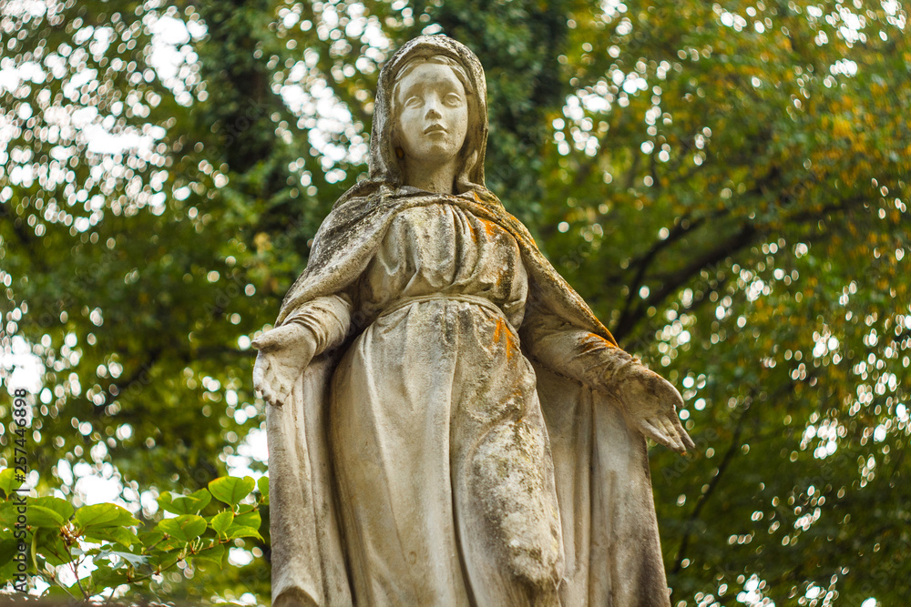 Classic Old Statue of Maria Magdalena