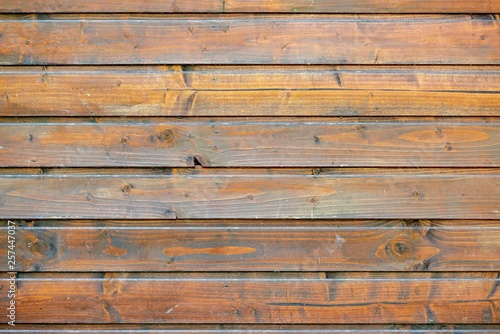 Brown old wood plank wall texture background