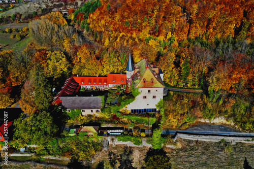 Burg Brandenstein Luftbild - Drohnenbilder von Burg Brandenstein photo