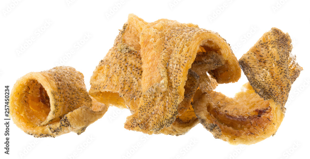 Fried Trichogaster pectoralis cut in slice fry for crispy, fish thai ...