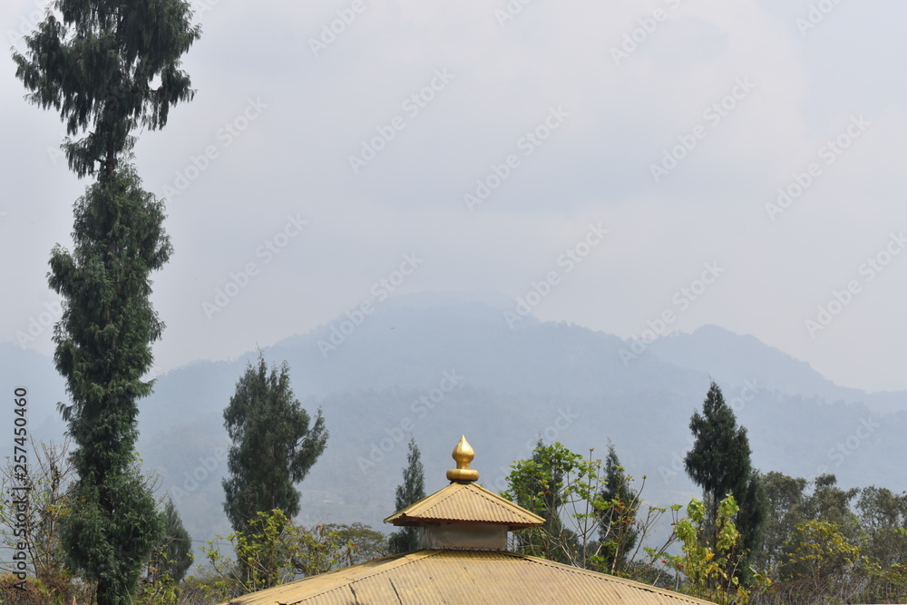 trees mountains river stones flags what a view for the nature lover trees mountains river stones flags what a view for the nature lover