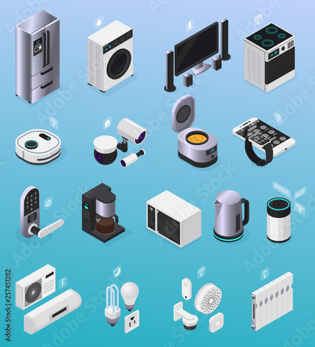 IOT Isometric Icons
