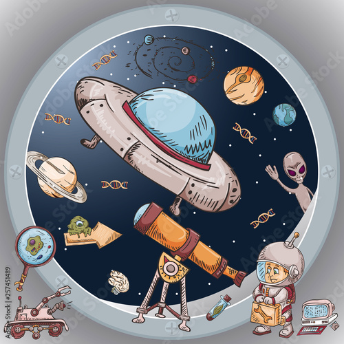 space the view from_14_the window of a spacecraft