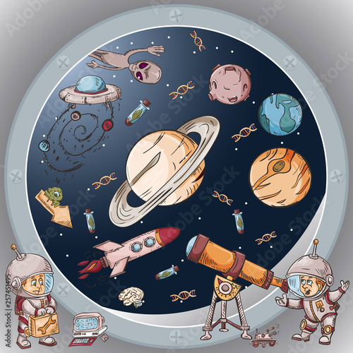 space the view from_10_the window of a spacecraft