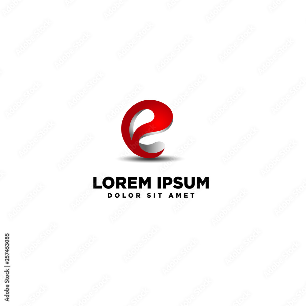 logo lattering E logo lattering E