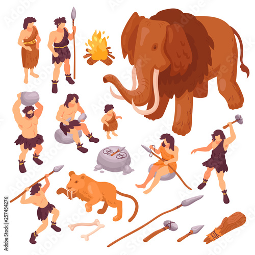 Primitive People Isometric Set