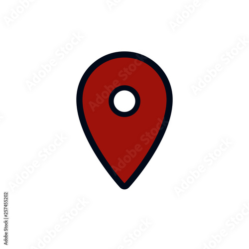 Map pin icon Free Download Map pin icon - GFXLoad