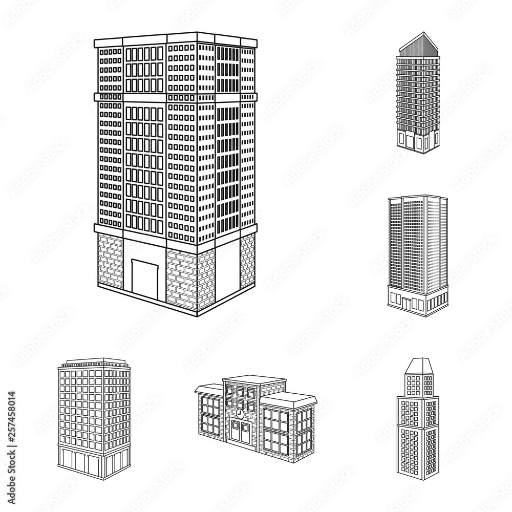 Vector design of home and apartment symbol. Collection of home and modern stock symbol for web. Vector design of home and apartment symbol. Collection of home and modern stock symbol for web.