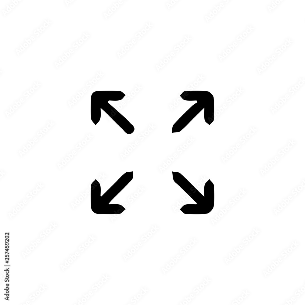 Shuffle icon. Music player arrow sign Shuffle icon. Music player arrow sign