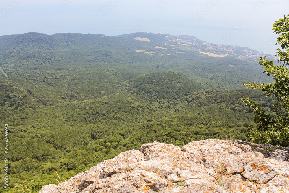 View from the cliff.