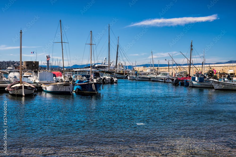 Fototapeta premium Hafen in Saint Tropez, Frankreich