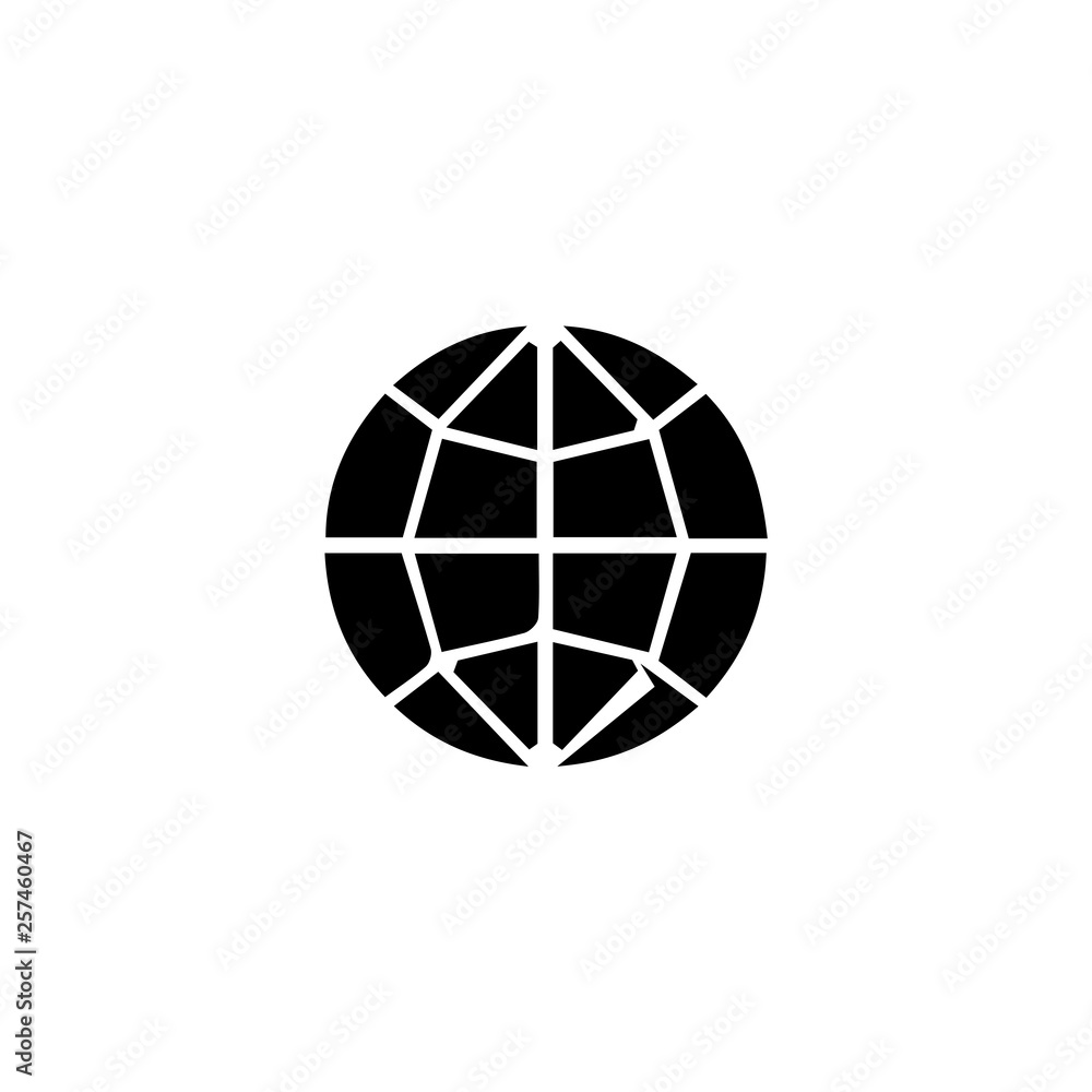 Web site icon. Business card sign. Globe symbol Web site icon. Business card sign. Globe symbol