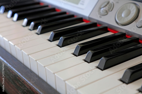 Wallpaper Mural Electric piano keys Torontodigital.ca