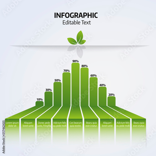 Business-Template mit editierbarem Text