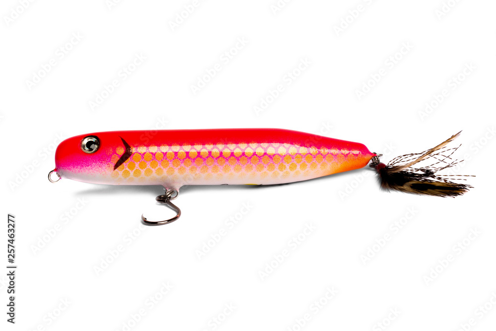 Fishing lure isolated on white 
