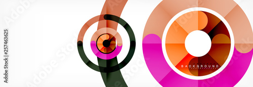 Circular lines design background