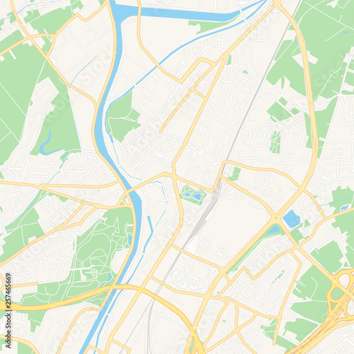 Vilvoorde   Belgium printable map
