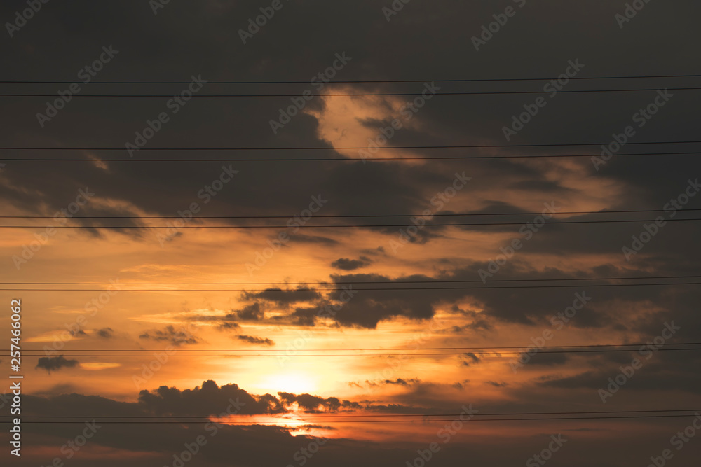 sun and clouds in twilight time sun and clouds in twilight time
