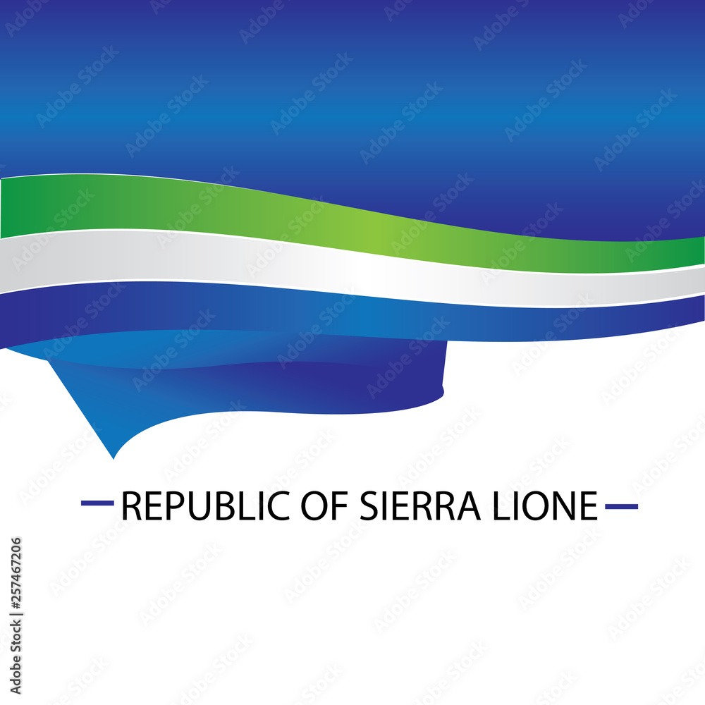 Obraz premium SIERRA FLAG VECTOR