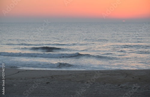 Coucher de soleil à Los Vagos au Portugal