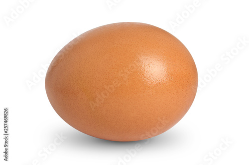 Egg isolated on white background,clipping path
