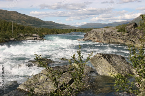 river in the mountains