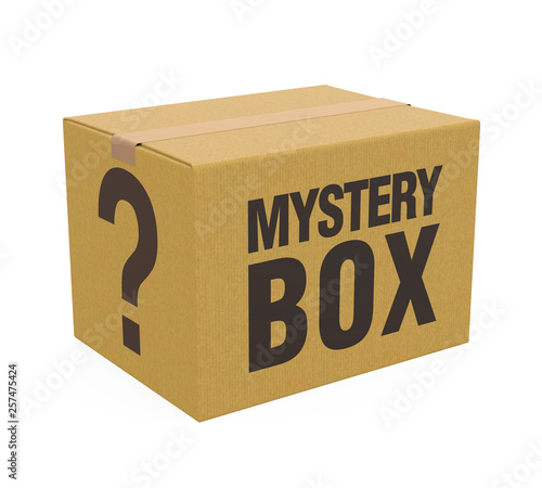 фотографія Mystery Box Isolated