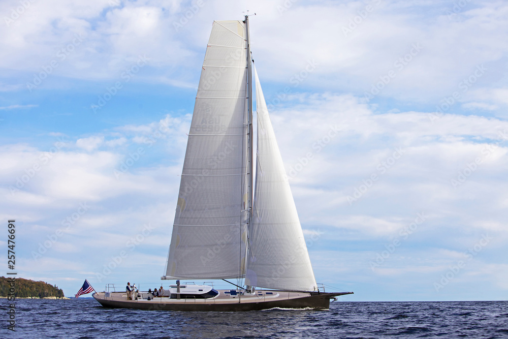 The luxury sailing yacht The luxury sailing yacht