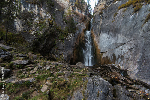 Waterfall on river Shinok i...