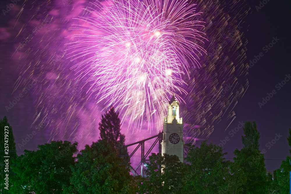 The Montreal International Fireworks Competition with the Montreal