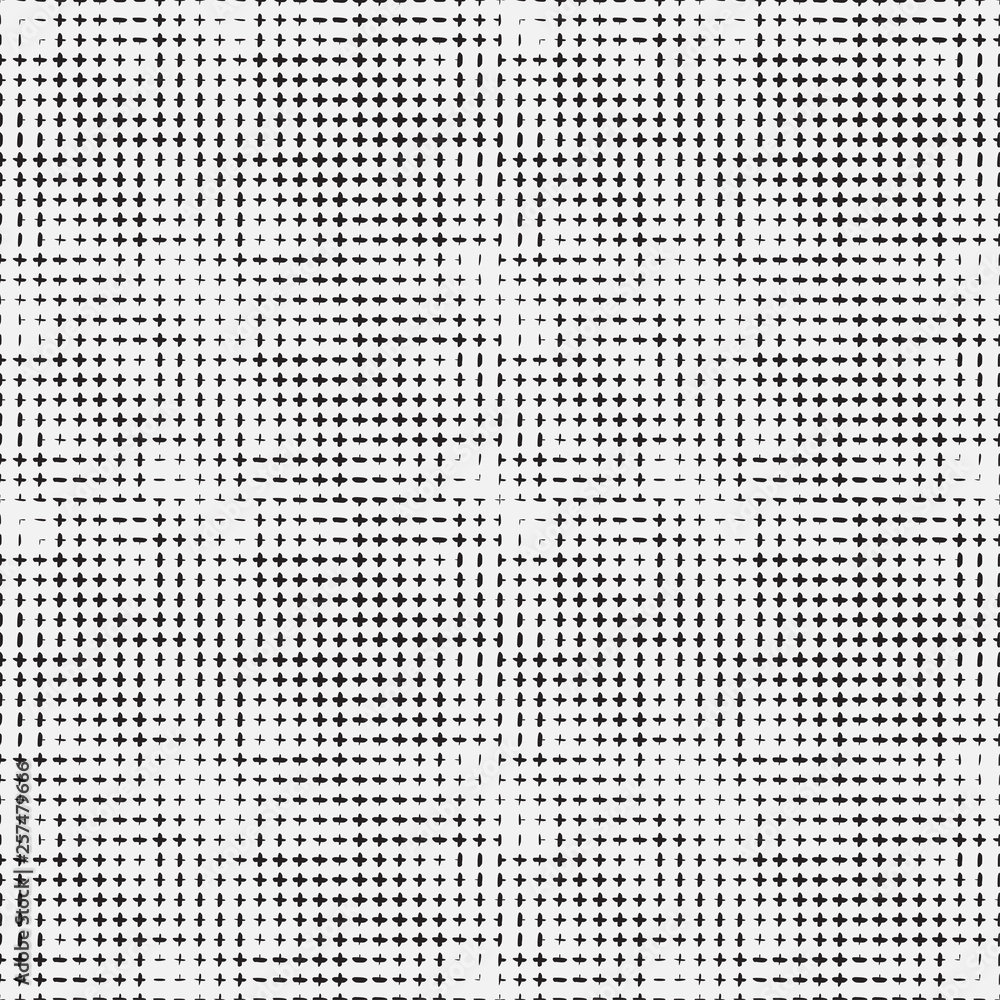 Monochrome seamless pattern.