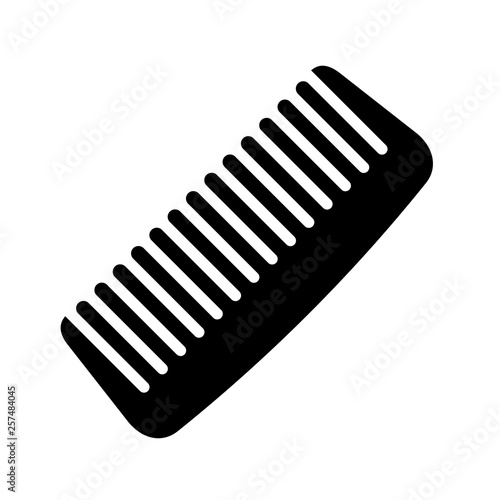 Hair brush vector icon