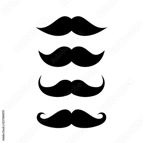 Moustache vector icon