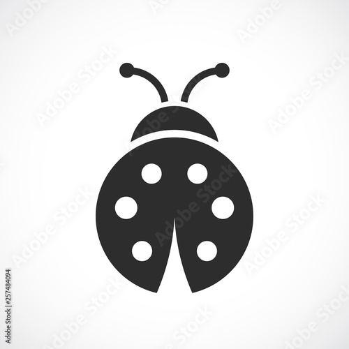 Ladybug vector icon