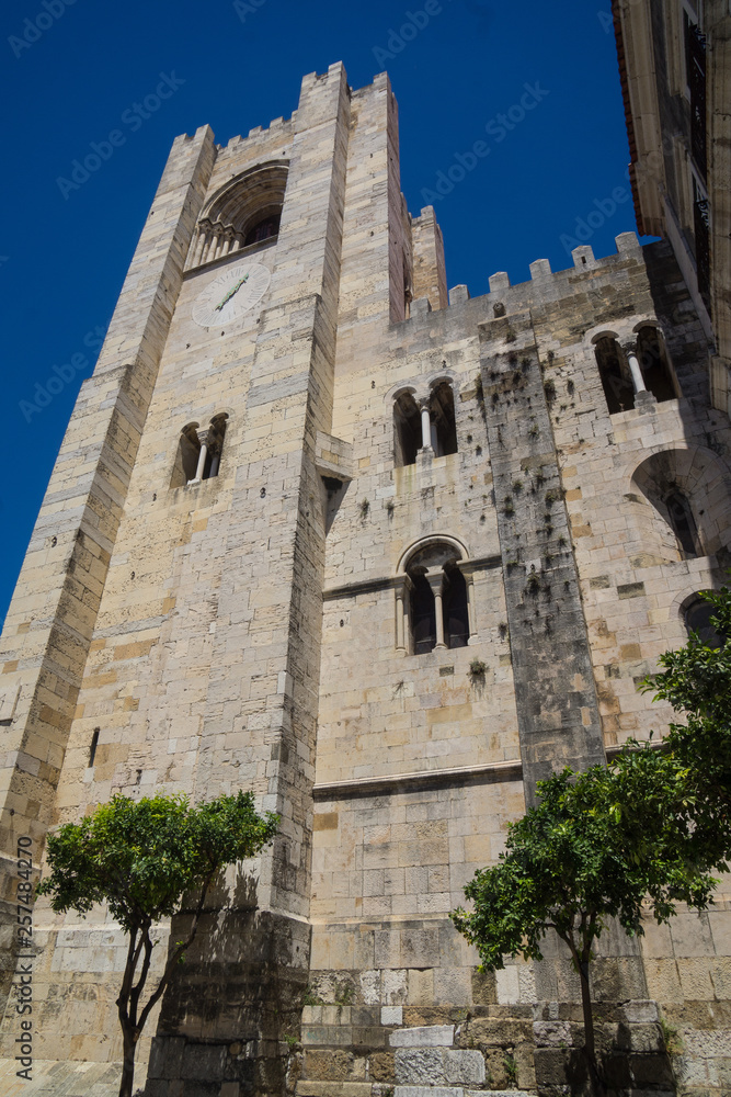 cathedral of lisbon stone building