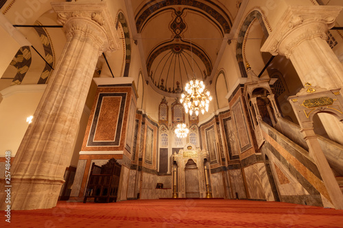 interior of zeyrek mosque in istanbul