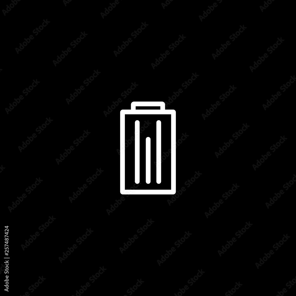 Trash icon vector illustration Trash icon vector illustration