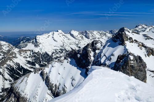Ausblick vom Gipfel der Pleisenspitze