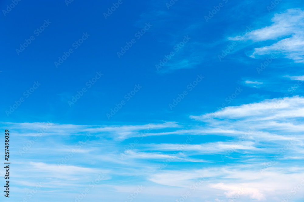 Blue sky with white clouds Blue sky with white clouds