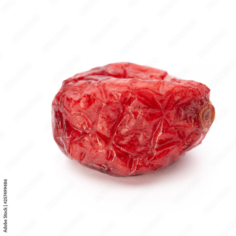 Dried cranberries isolated on white background Dried cranberries isolated on white background