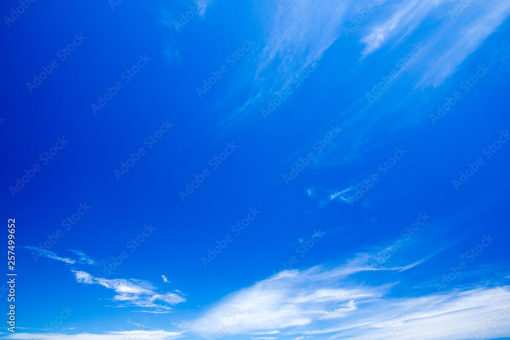 Blue sky with white clouds Blue sky with white clouds