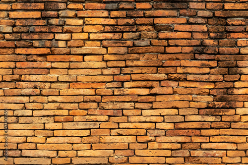 Beautiful brick walls that are not plastered background and texture.