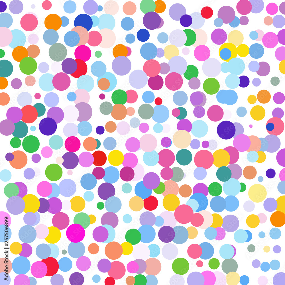 Multicolored circles on a white background. Multicolored circles on a white background.