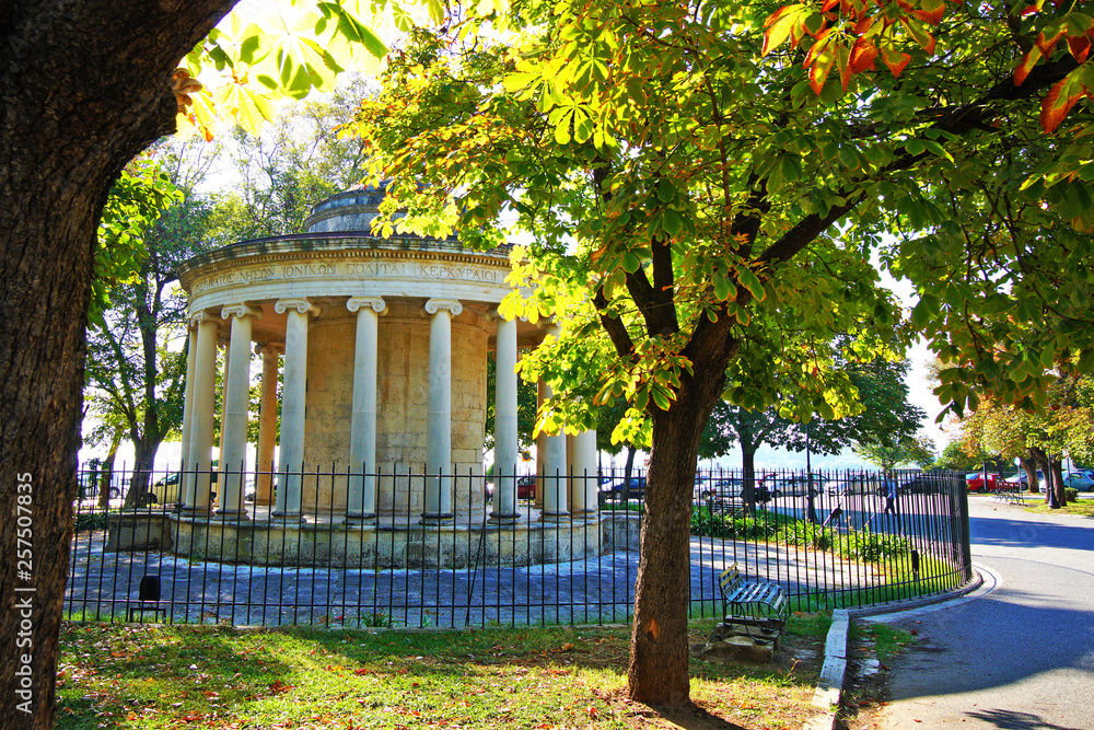 Memorial of Lieutenant General Sir Thomas Maitland in Spianada Square in Corfu