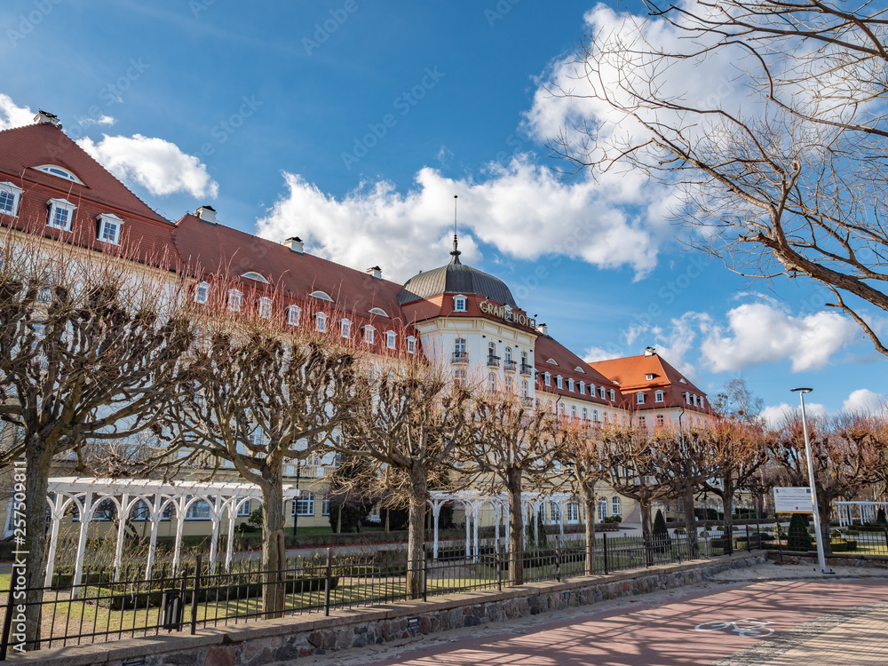 Famous building of Grand Hotel in Sopot