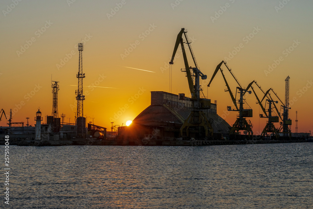 Port at Sunset